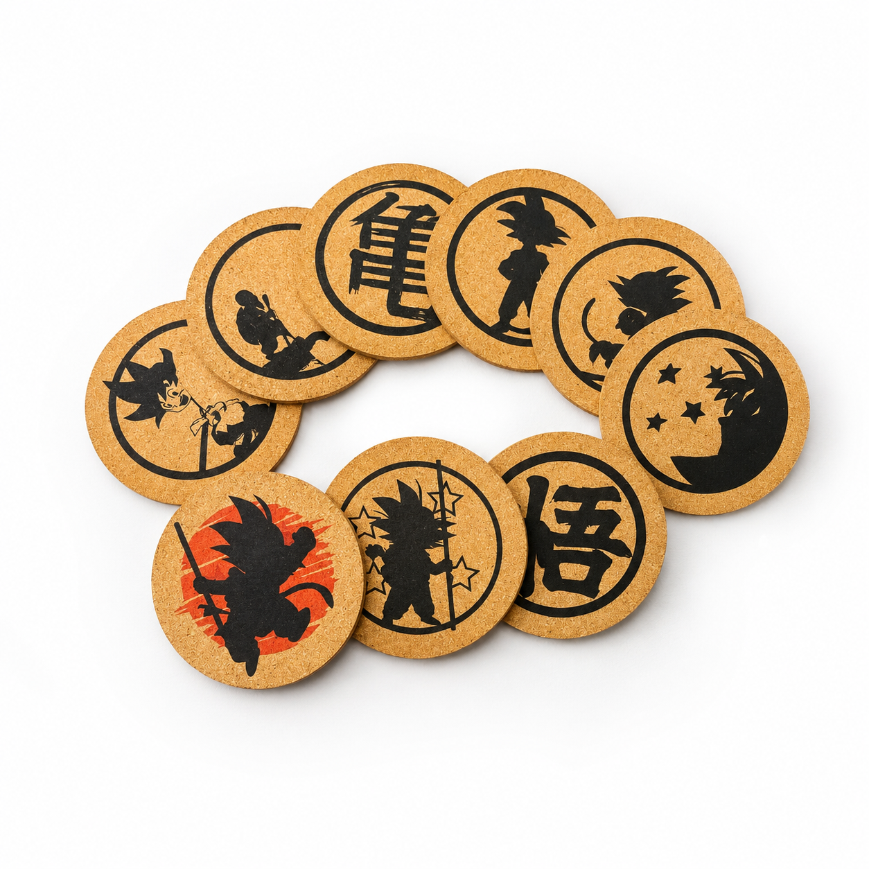 Posavasos Madera DBZ 9 unidades